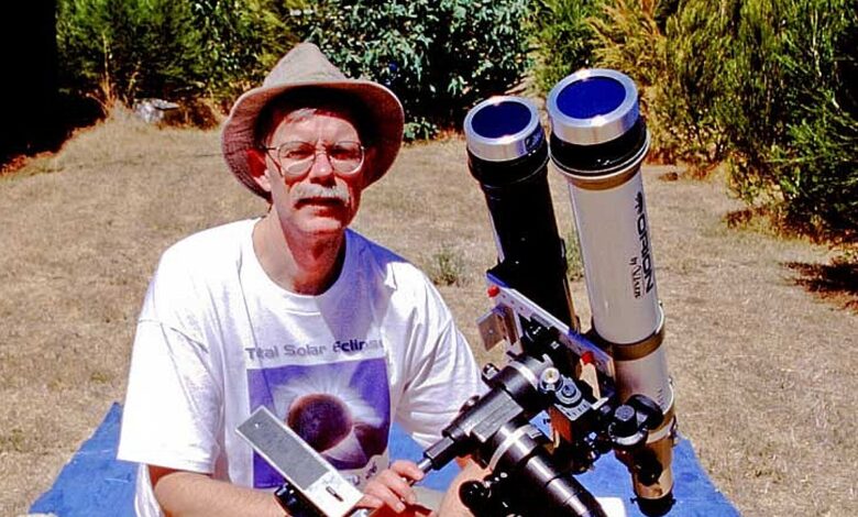 NASA perde Fred Espenak, referência em eclipses solares