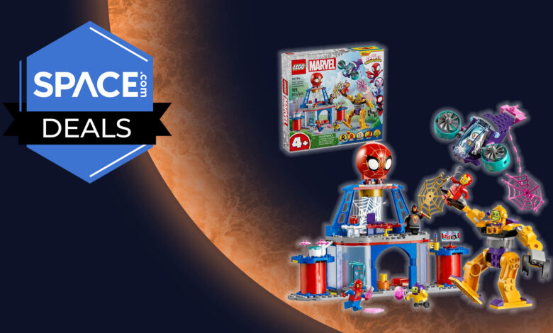 LEGO lança espaço de diversão com equipe do Marvel Spidey