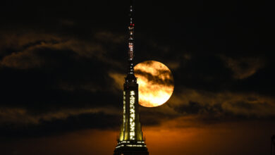 NASA observa a Strawberry Moon, o menor luar desde 2006