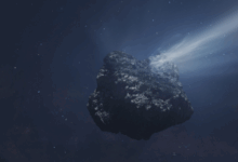 Astrônomos observam cometa gigante em explosão de gases
