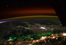 NASA registra aurora em vídeo a partir da ISS