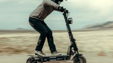 Scooter elétrica de 68MPH promete revolucionar design de veículos