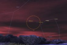 NASA observa Mercúrio e Lua próximos no céu esta semana