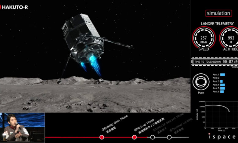 ispace tenta pouso na Lua; destino do módulo lunar é incerto