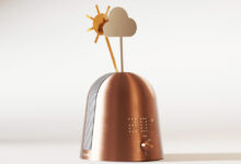 Skymill Weather Sculpture transforma previsões em design dinâmico