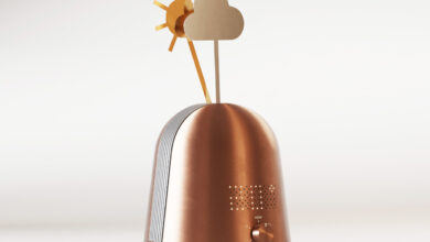 Skymill Weather Sculpture transforma previsões em design dinâmico