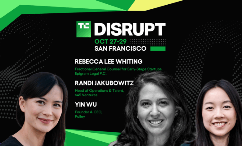 Pulley, 645 Ventures e Epigram Legal se juntam ao Disrupt 2025