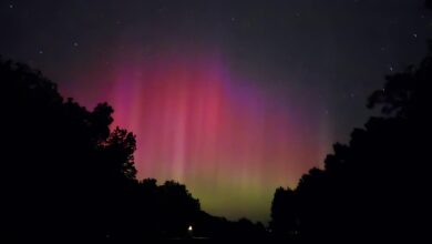 NASA registra auroras provocadas por tempestade geomagnética