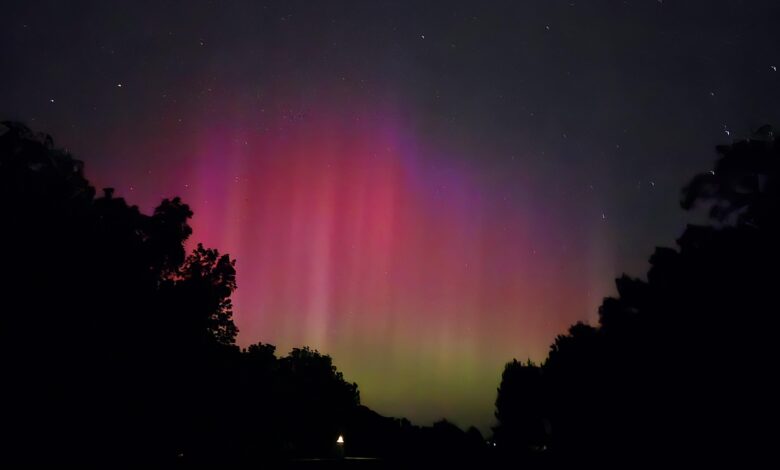 NASA registra auroras provocadas por tempestade geomagnética