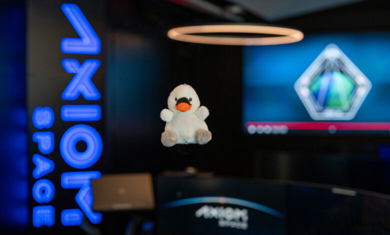 NASA lança "Joy", ganso de pelúcia, na missão Axiom 4
