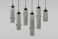 Luz suave: lâmpadas de vidro Bamboo Forest transformam ambientes
