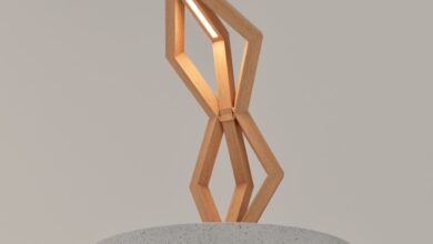 Luz escandinava minimalista inspira design inovador baseado em mitologia