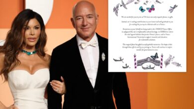 Convite de casamento de Jeff Bezos decepciona no design