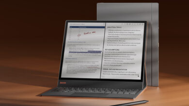 BOOX lança tablet Android de 13.3 polegadas com design inovador