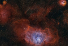 Astrofotógrafo revela coração da Nebulosa do Lago em órbita
