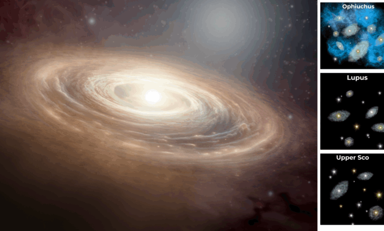NASA investiga crescimento de planetas em 30 nurseries estelares