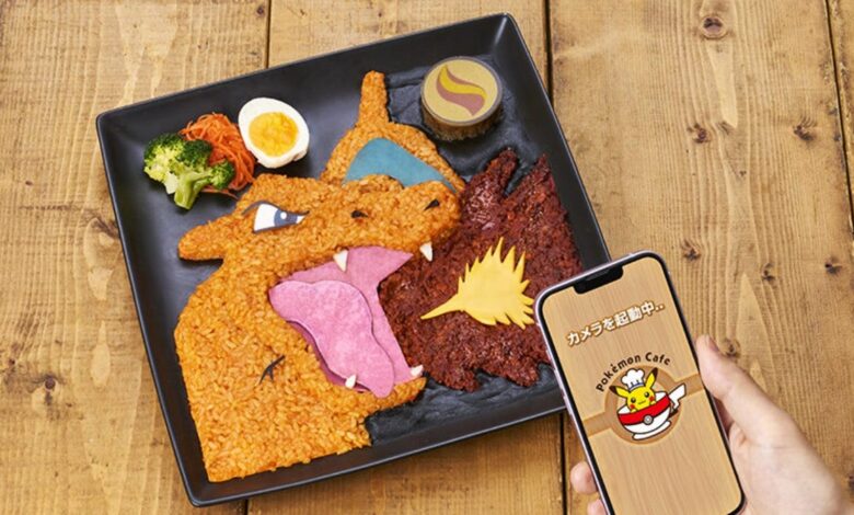 Pokémon Cafés no Japão servem curry do Mega Charizard