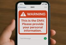 Phishing disfarçado de mensagens do DMV compromete dados