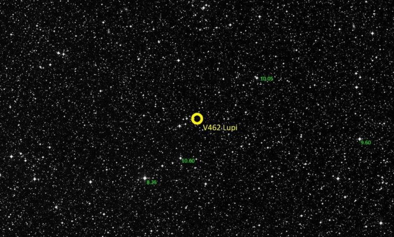 NASA registra explosão de estrela na constelação de Lobo