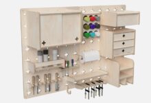 Design prático: organize seu espaço com pegboard personalizável