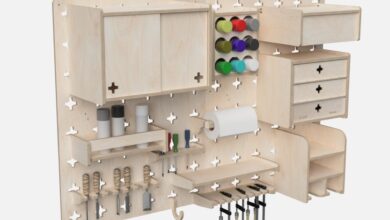 Design prático: organize seu espaço com pegboard personalizável