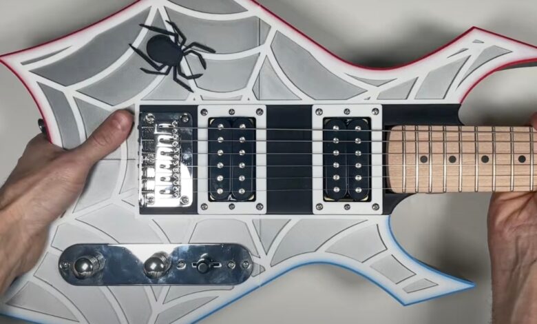 Impressão 3D de guitarra modular oferece personalização única