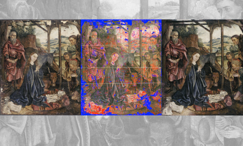 IA restaura pintura danificada em horas com rede neural