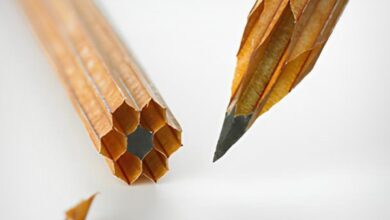 Design sustentável transforma lápis e reduz resíduos em 85%