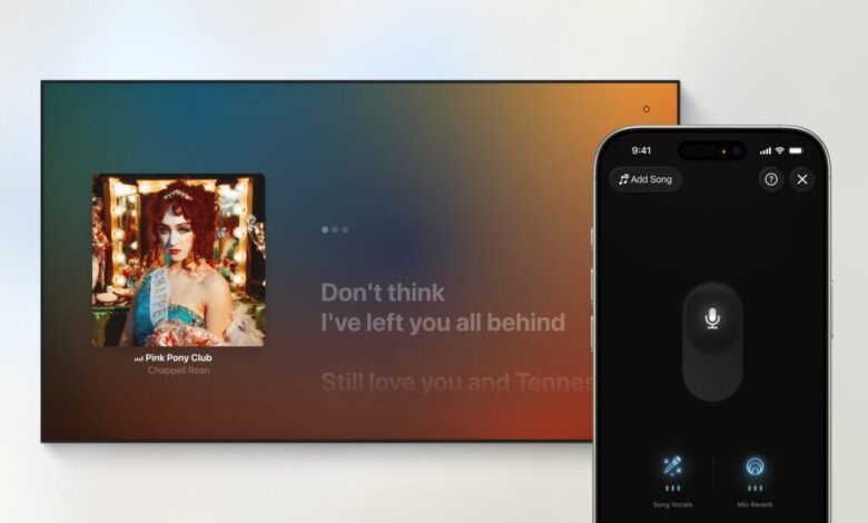 Apple apresenta tvOS 26 com foco em karaoke para gadgets