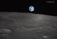NASA registra visão da Terra a partir de rover lunar acidentado