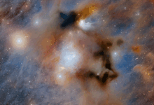 Dark Energy Camera revela berçário de estrelas em Chamaeleon I