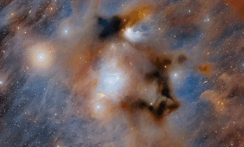 Dark Energy Camera revela berçário de estrelas em Chamaeleon I