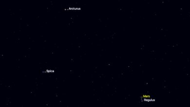 NASA observa Marte no Triângulo da Primavera esta semana