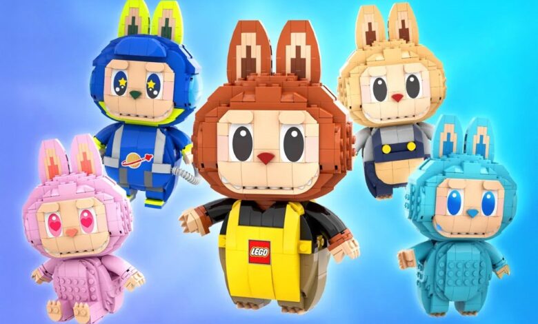 Labubu inspirou construção de 1.870 peças em design LEGO