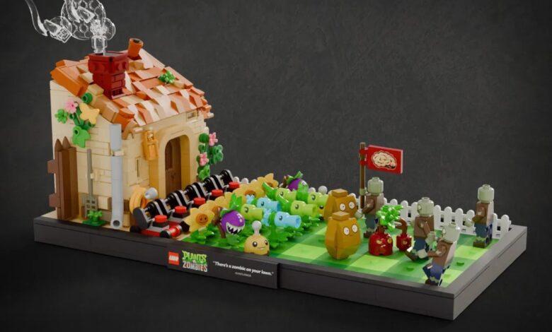 LEGO revive Plants vs Zombies em set de 1.100 peças