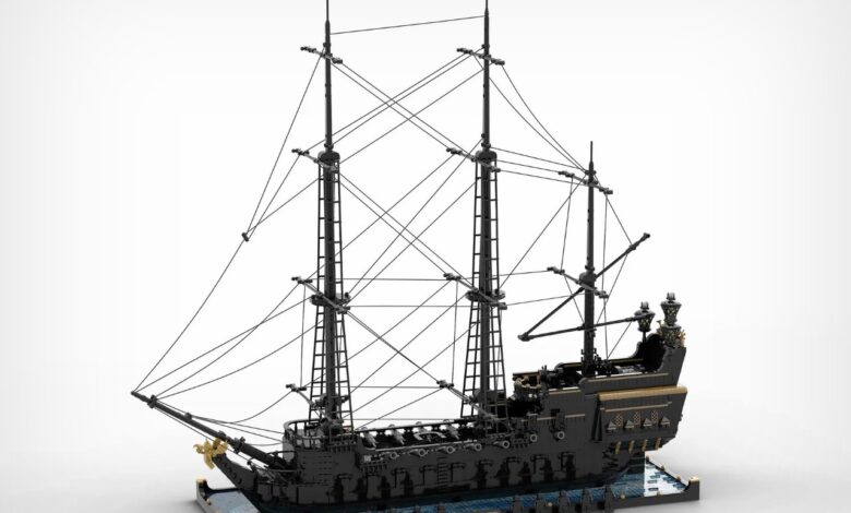 Black Pearl da LEGO ganha novo design com 4.590 tijolos