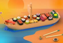 LEGO apresenta barco de sushi que inspira design de produtos