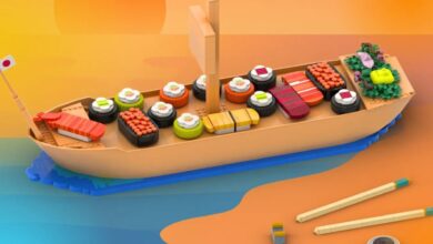 LEGO apresenta barco de sushi que inspira design de produtos
