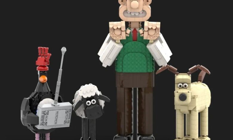 LEGO homenageia Wallace e Gromit com design criativo