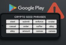 Malware em Google Play expõe usuários a ataques de seed phrases