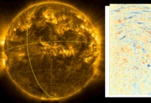ESA revela imagens inéditas das pólens do Sol com Solar Orbiter