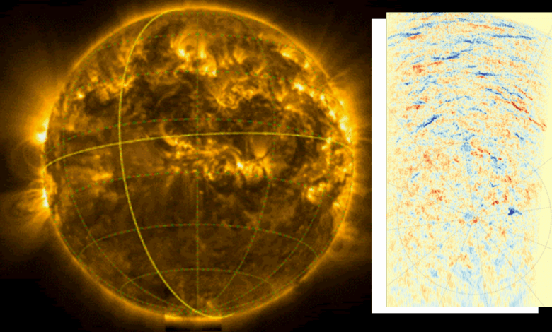 ESA revela imagens inéditas das pólens do Sol com Solar Orbiter