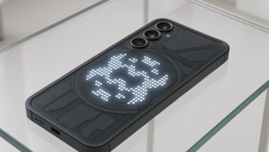 Nothing Phone (3) substitui interface Glyph por matriz de design