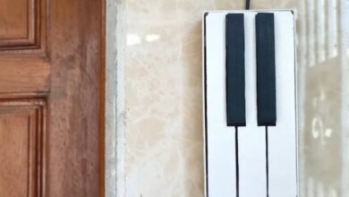 Piano doorbell transforma campainha em melodia encantadora