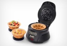 Waffle Bowl Maker é o presente ideal para homens que odeiam lavar pratos