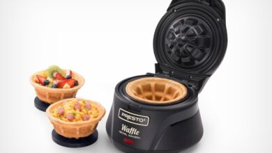 Waffle Bowl Maker é o presente ideal para homens que odeiam lavar pratos