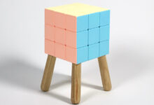 Cadeira Rubik’s Cube combina diversão e mobiliário interativo