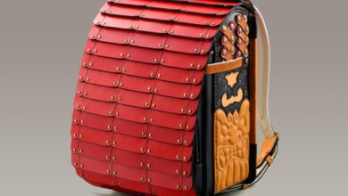 Mochila inspirada em armadura de samurai é destaque no design