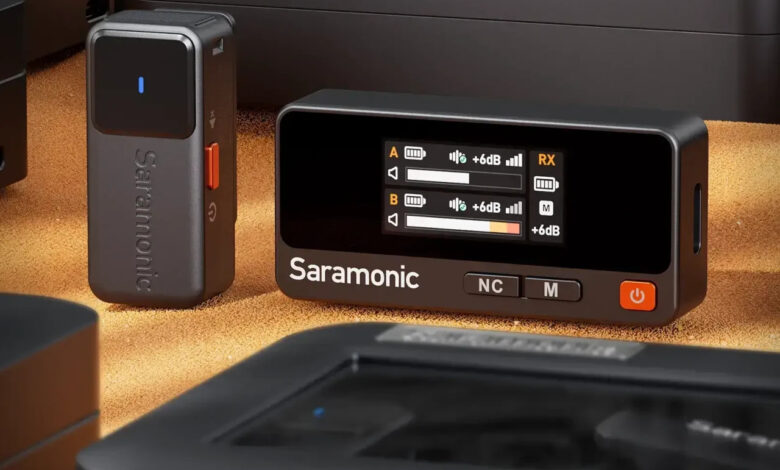 Saramonic lança microfone sem fio com design retrô-futurista