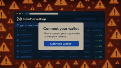 CoinMarketCap alerta sobre ataque que rouba $43K de usuários
